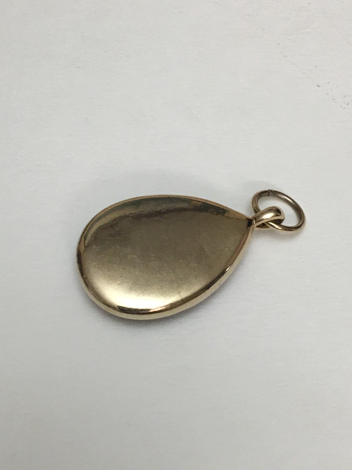 Tiger Eye Stone Pendant With Gold Tone