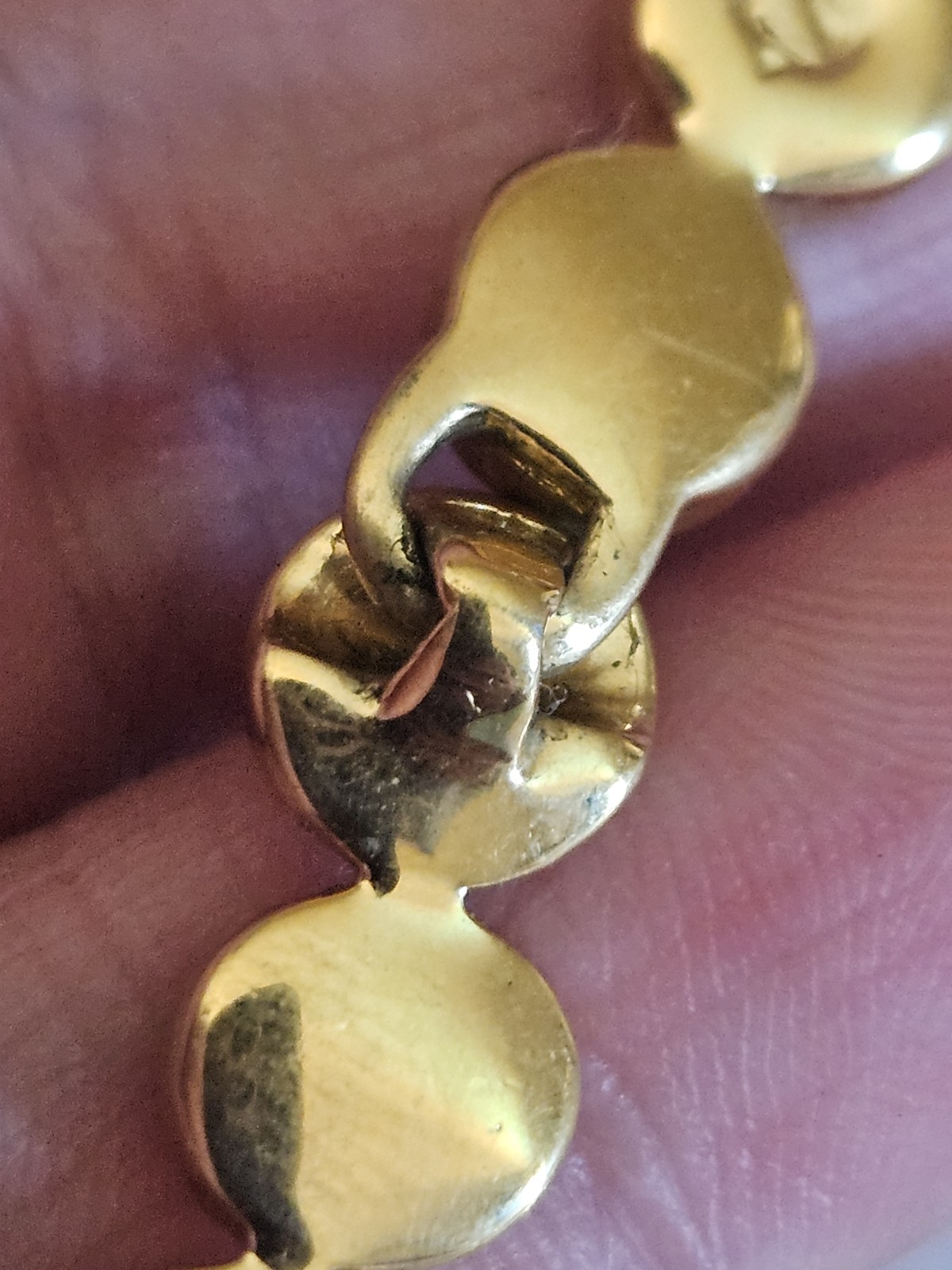 As Is Vintage Swarovski Swan Logo Gold Toneclear Crystal Collar Link Necklace