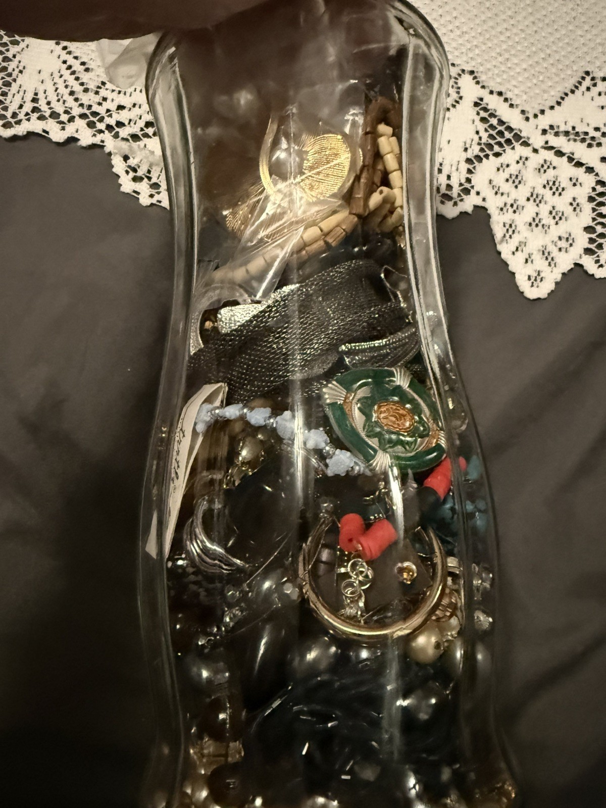 4.5lbs Mystery estate jewelry Jar Untested Wearable Vintage Modern 50+ pieces