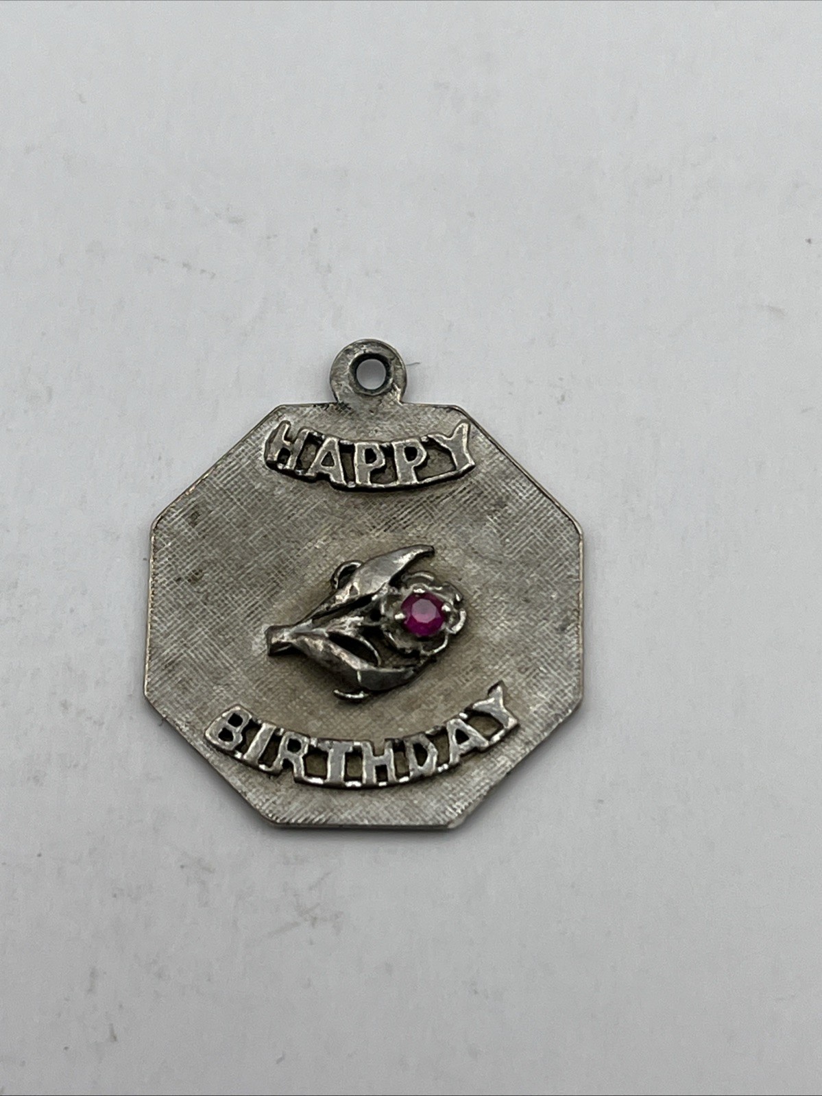 Vintage Sterling Silver Happy Birthday Charm