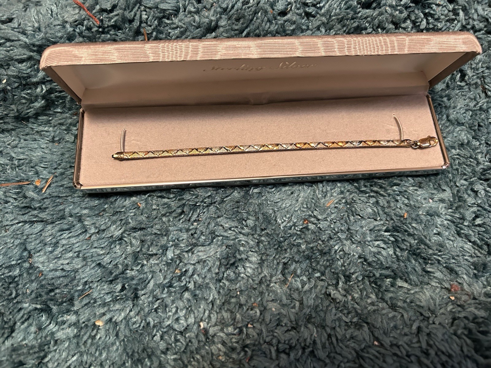 Vintage .925 Sterling Silver Bracelet made in Italy