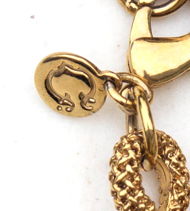 Vintage to Now Lot of 5 Gold tone Necklaces – 2 signed – 1 Monet, 1 Other