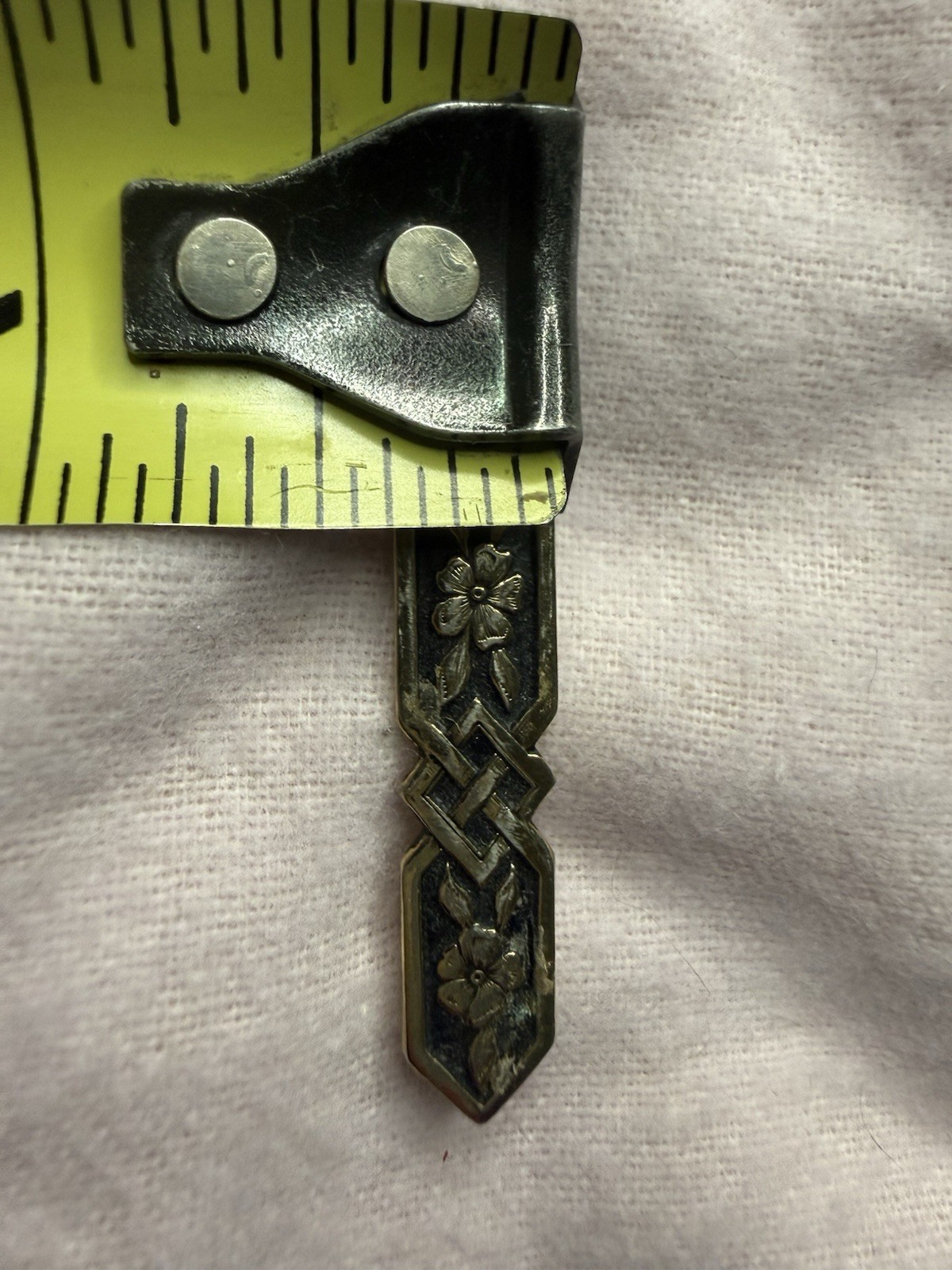 Lot (3) Vintage Gold And Silver Tone Bar Pins