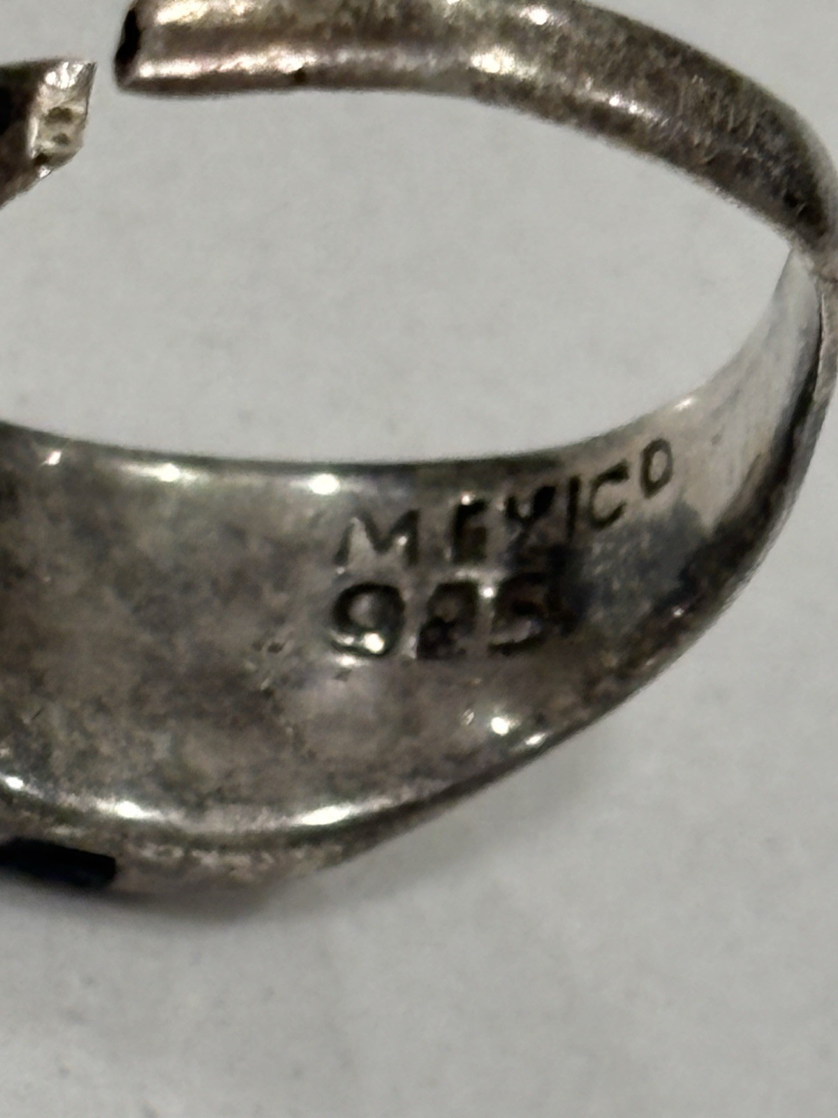 VTG Sodalite Sterling Silver 0.925 Men’s pinky