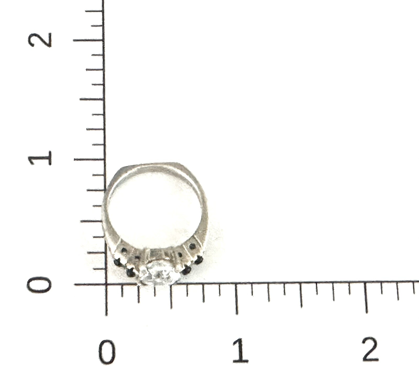 Sterling Silver 925 Wedding Band Designer CZ Bridal Engagement Band Ring