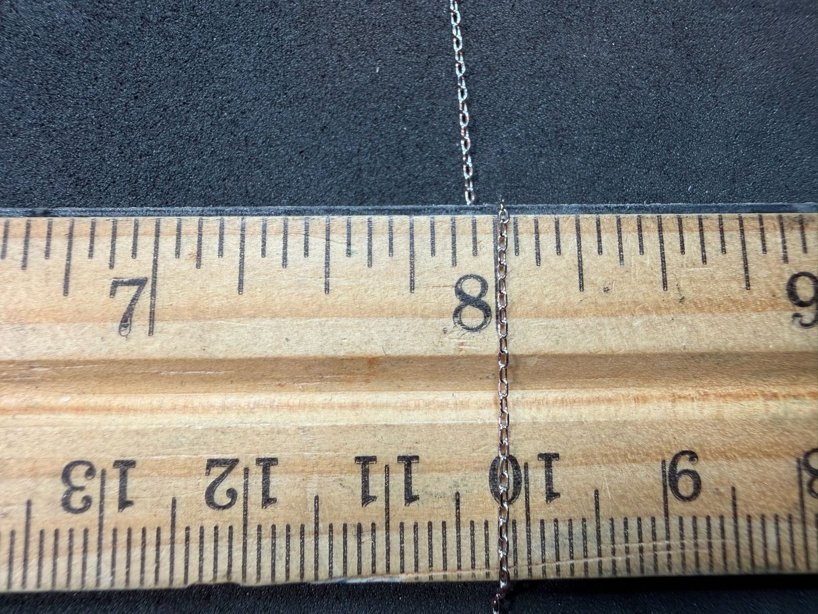 1.06g Vintage Sterling Silver 925 Adjustable Cable Chain Link Necklace 21 in M