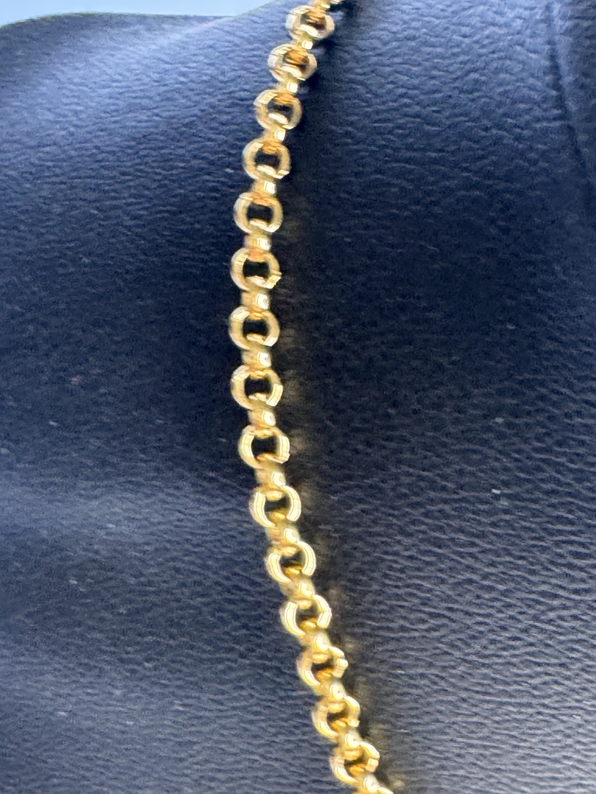 Extremely Unique Christian Dior Crystal and Faux Pearl Cross Pendant Necklace