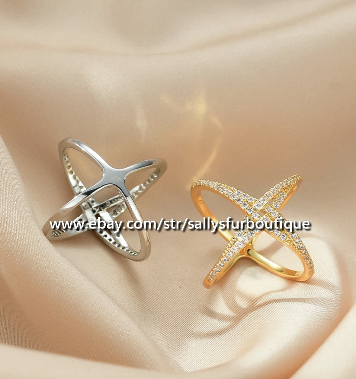 Sally’s Quality 100% Copper Scarf Ring X Style Buckles Brooch For Silk Scarves