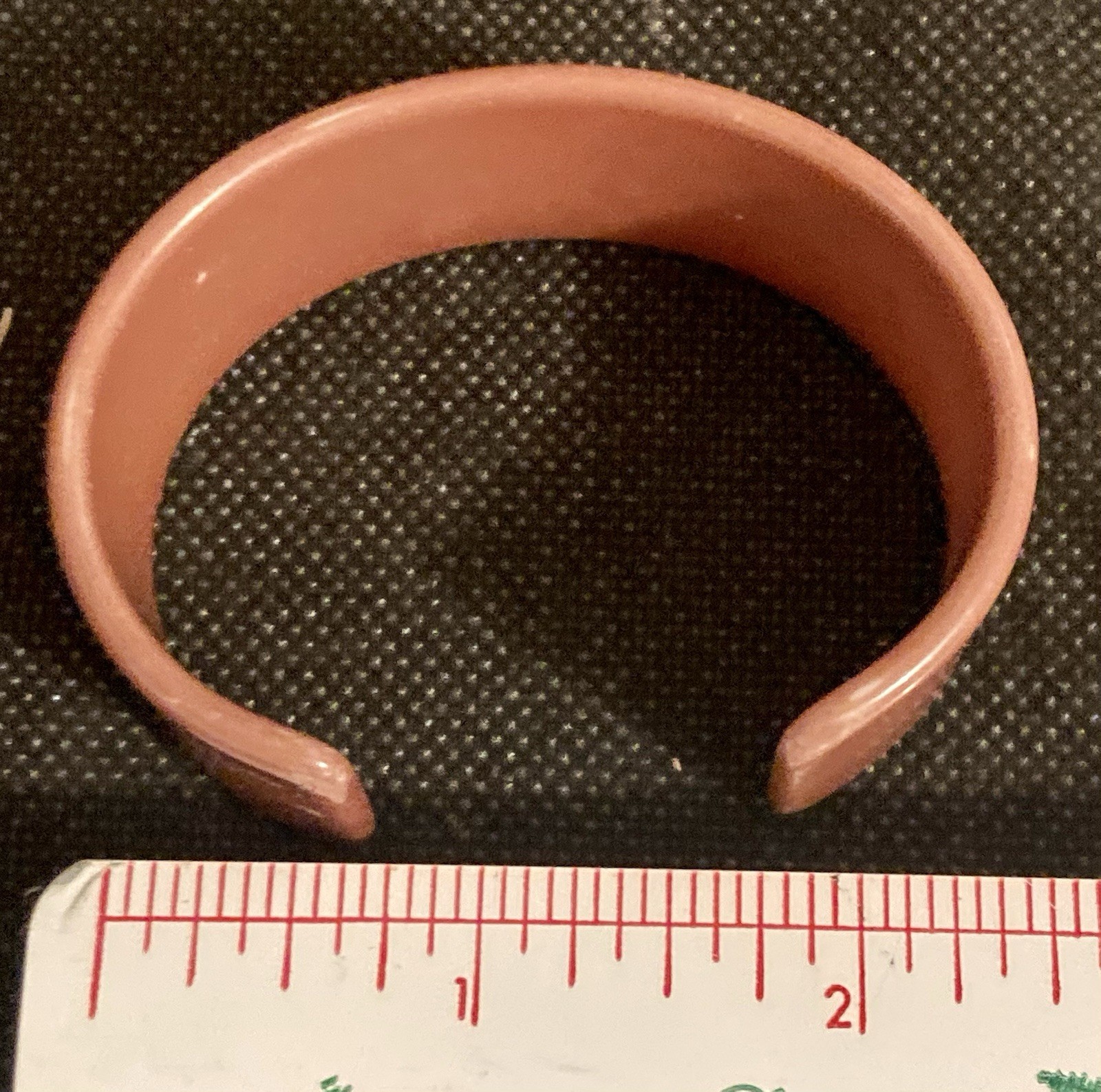 Vintage 1960’s Thick Lucite Bracelets 2 3/8″ For Small Wrists Set of 4