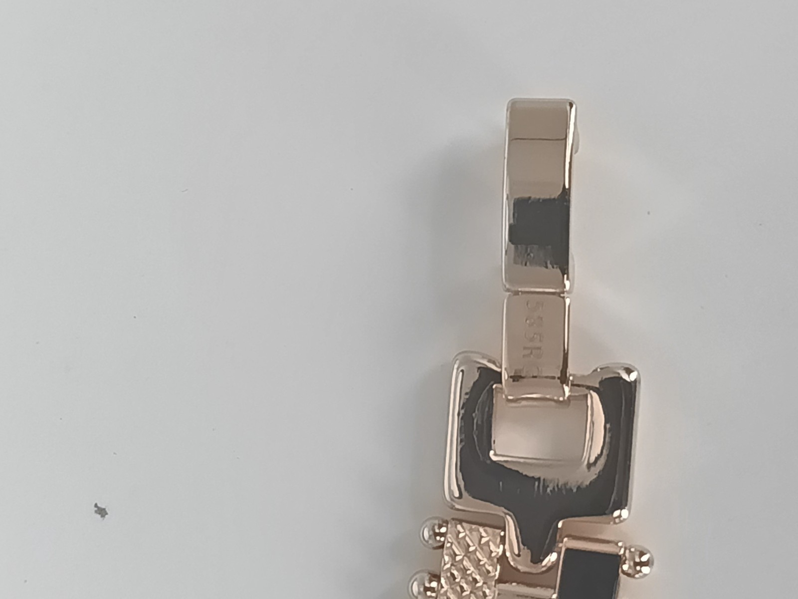 Vintage 1990-s Rolled Gold Bracelet- Hallmarked 585 RG!!
