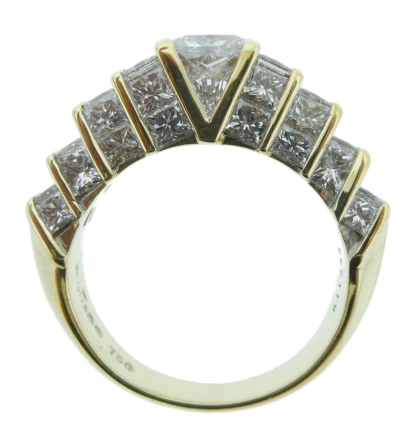 Vintage Natural Diamond Cocktail Ring 5.24 CTW