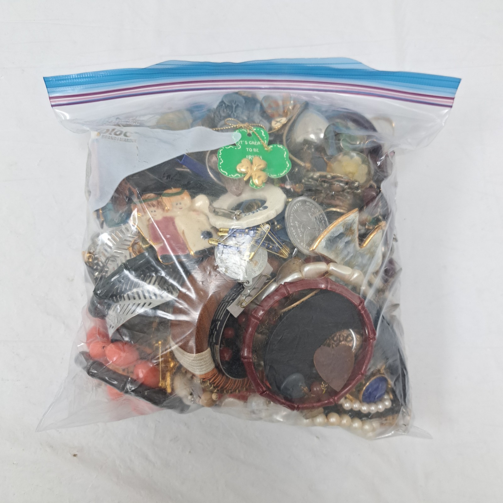 Bag Old Unsearched Jewelry Lot Watches Vintage Estate Find Junk Drawer 5.5 lbs