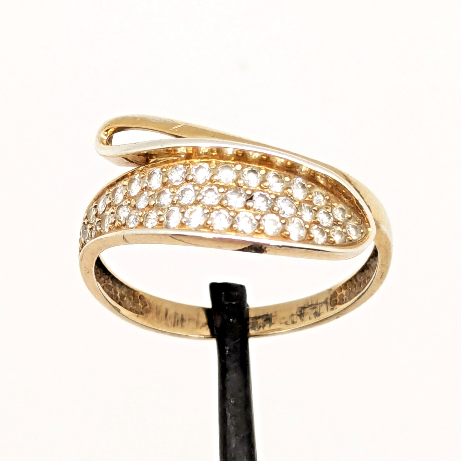 Vintage Elegant RING Silver 925 with Chic Inserts -size: 10.25US (19.8mm) | #65