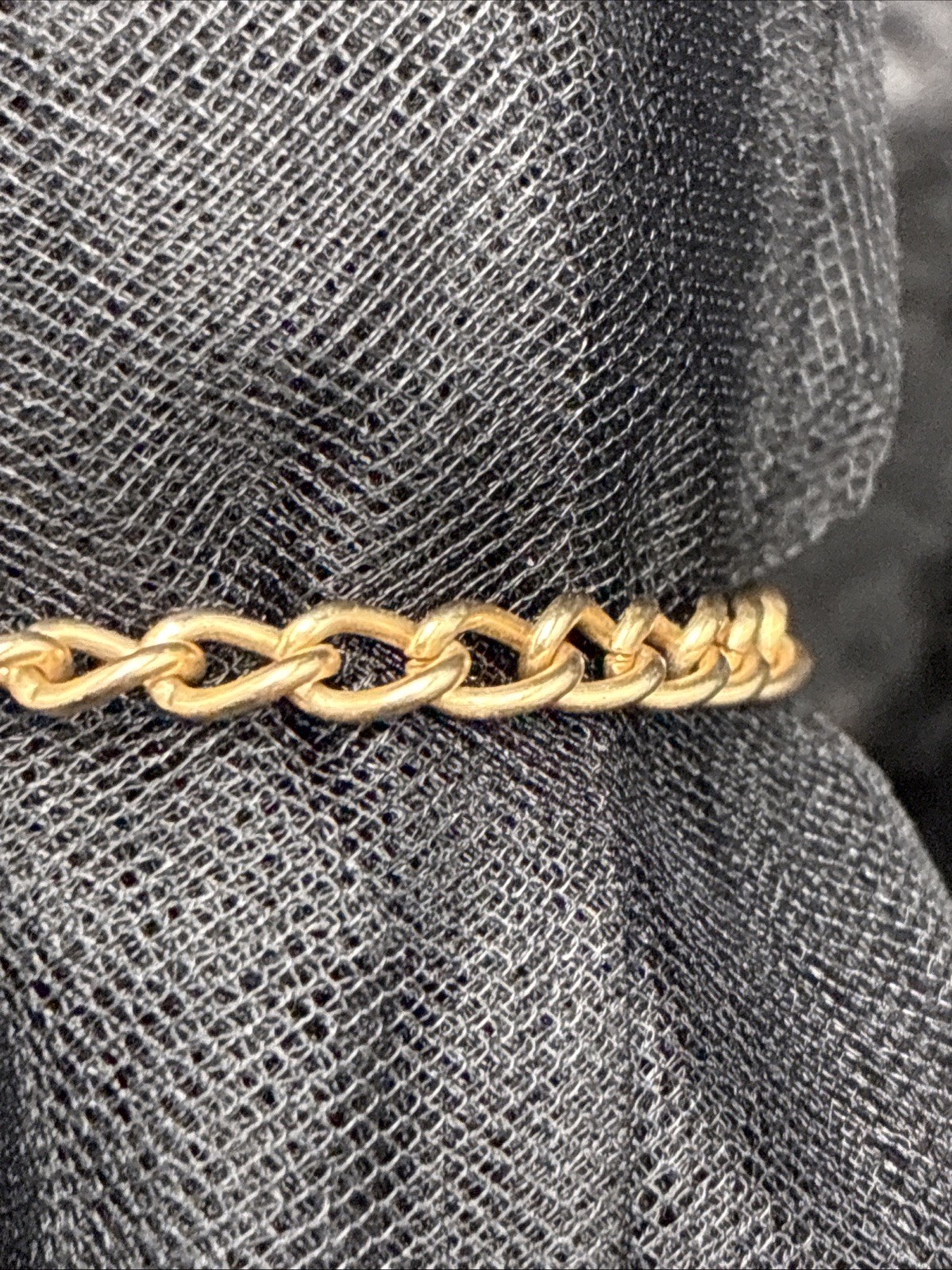 Vintage ID Bracelet Engraved “Isabelle” Gold Tone 6.5” Plz Read