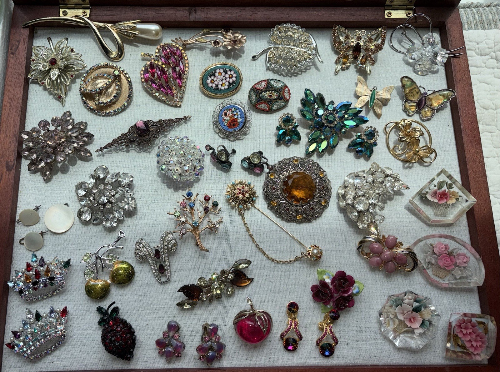 Vintage Jewelry Lot Trifari Bogoff Coro By David Warner Kramer Krementz Juliana