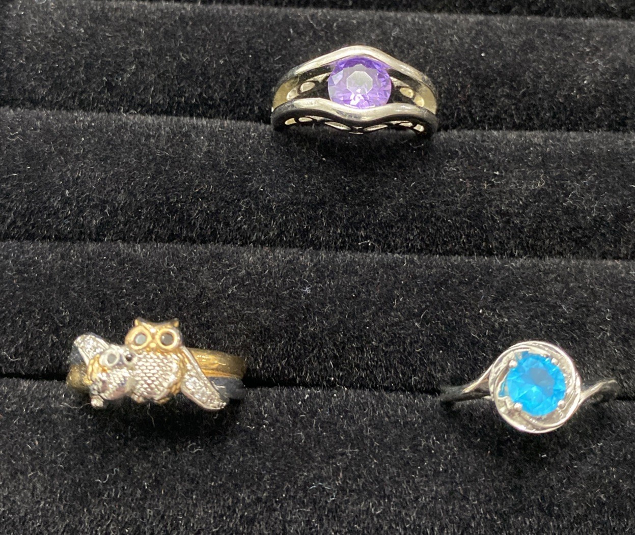 ✨Lot Of 5 Vintage To Now Beautiful Gemstone Estate Rings, All Size 5✨