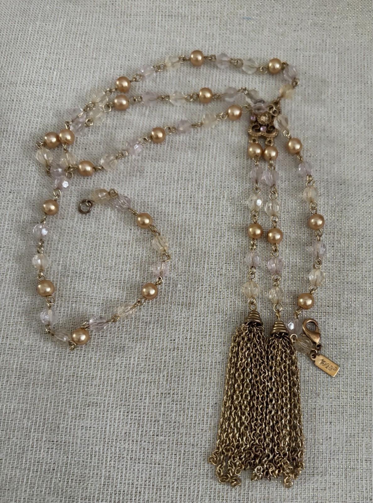 Vintage 1928 Tassel Necklace