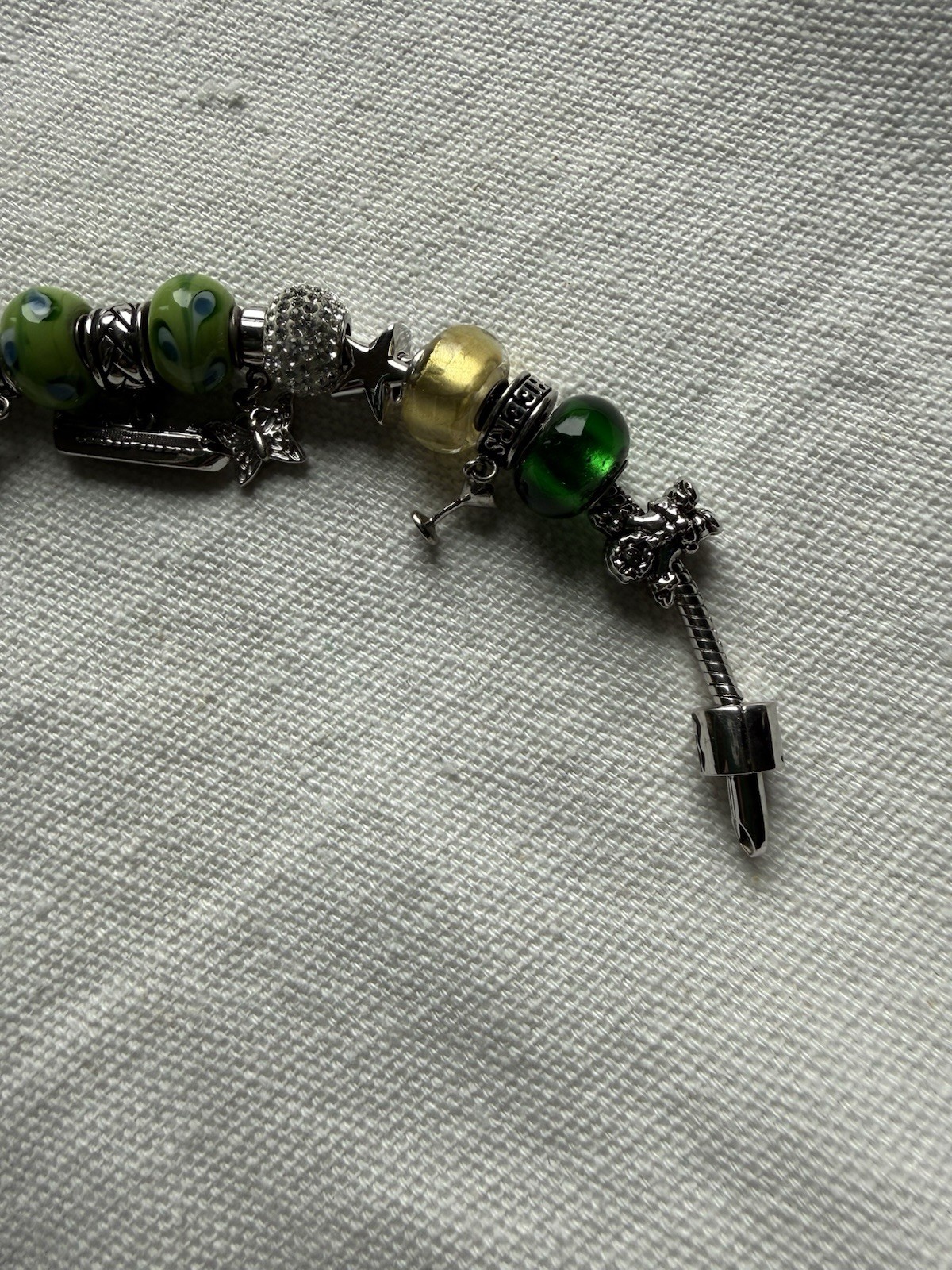Travel Cruise Ship Souvenir Charm Bracelet 7 1/2 Inches