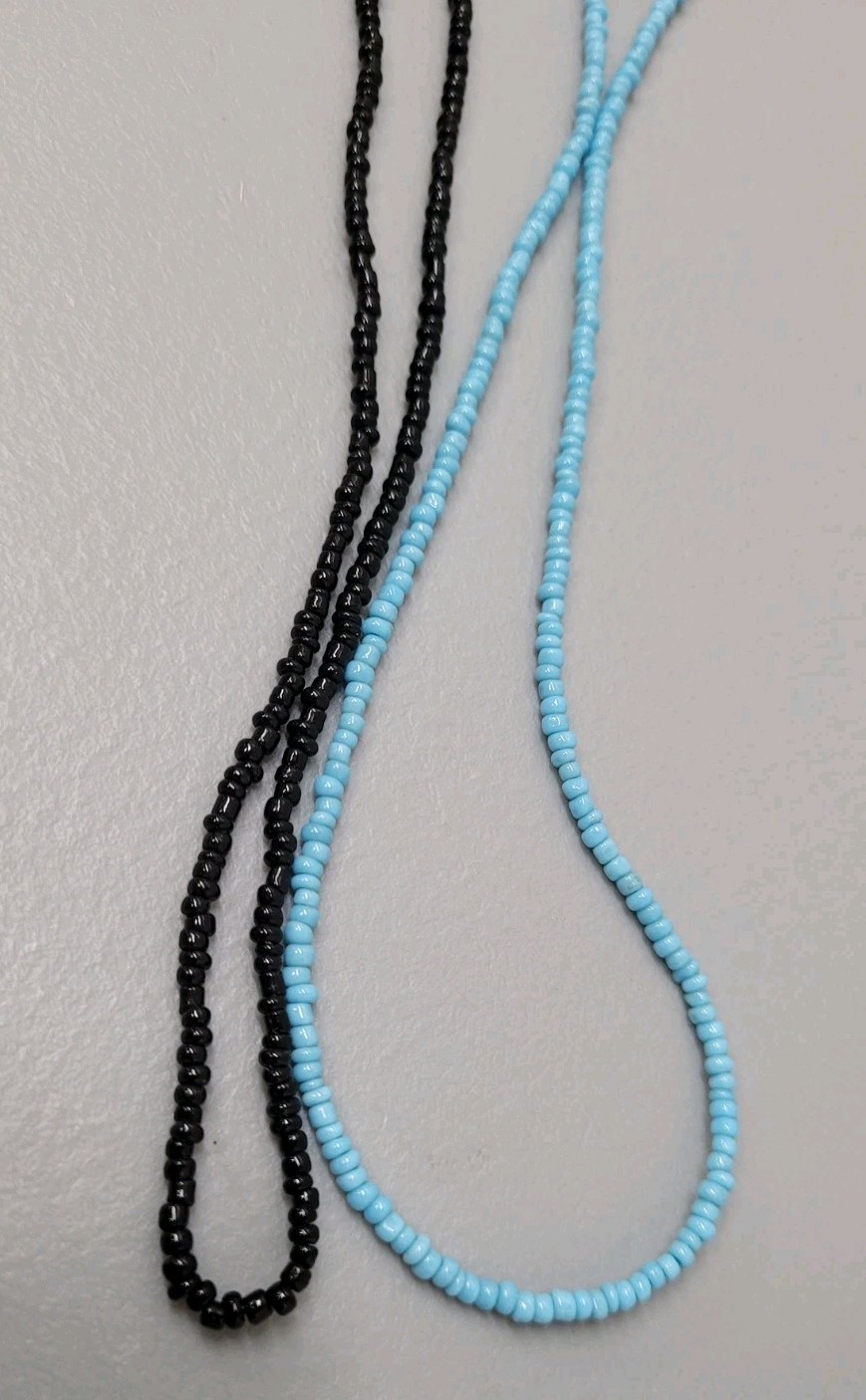 Gorgeous Vintage Stone Beaded Twist Necklaces 80s Plus 2 Small Pink Blue Turquo
