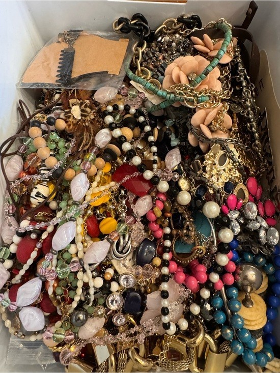 1 Lb of Assorted Jewelry Costume Mystery Resalable All Wearable BUY 3 GET 1 FREE