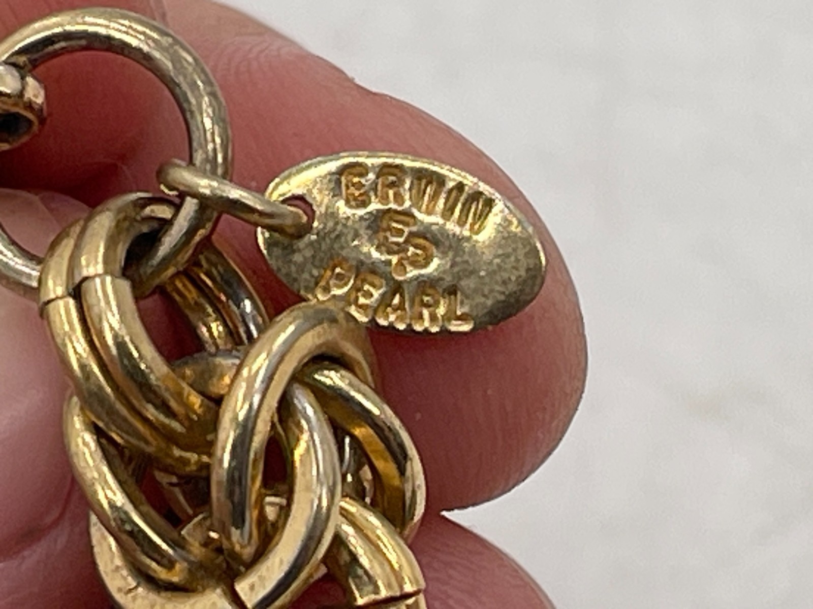 Vintage Erwin Pearl Necklace See Pictures