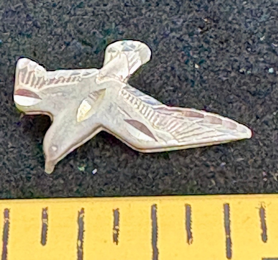 Sterling Silver Flying Bird Charm 1″ Vintage 1.1Grams Marked Sterling