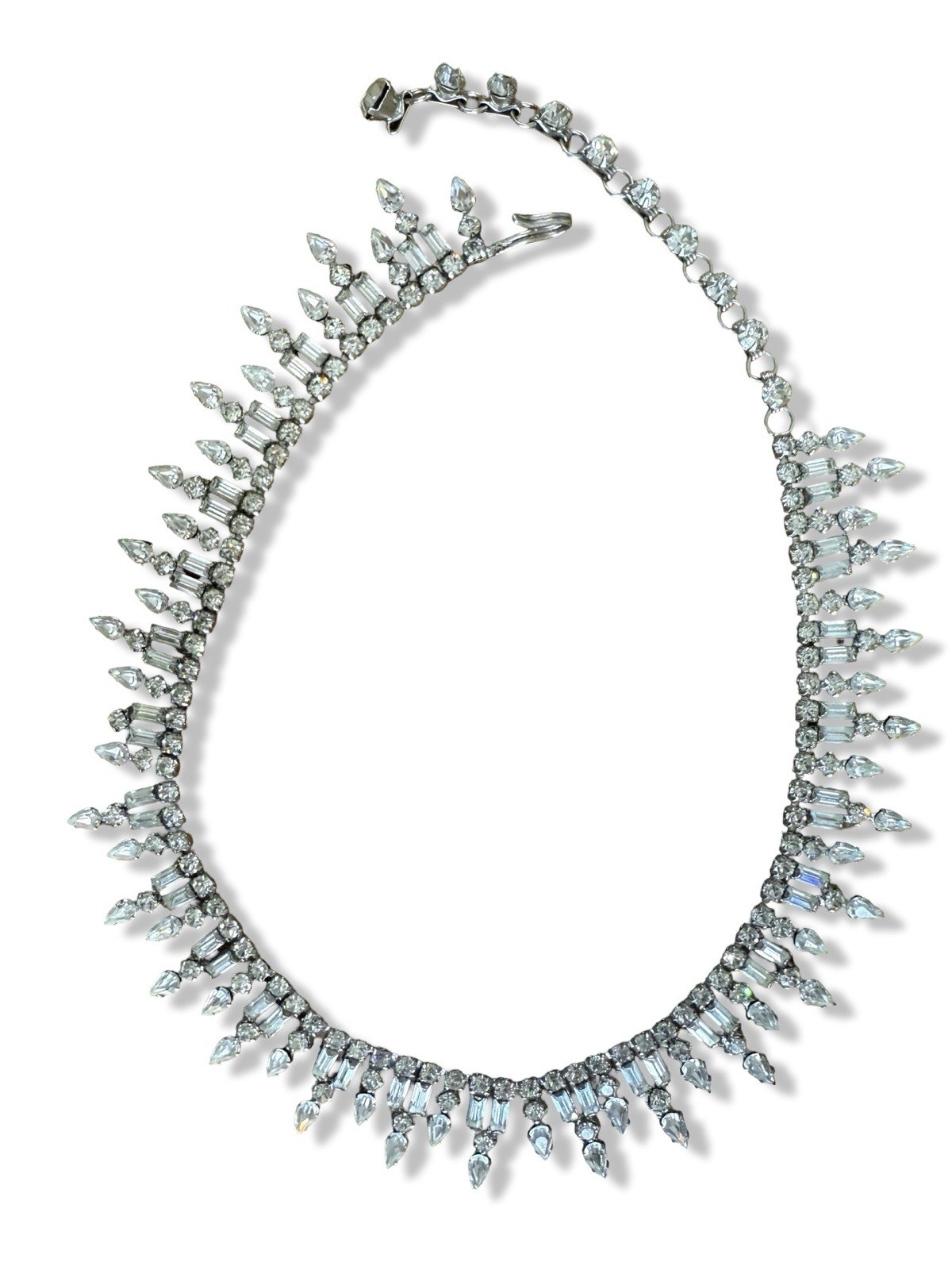 Kramer Of Ny Vintage Rhinestone Necklace