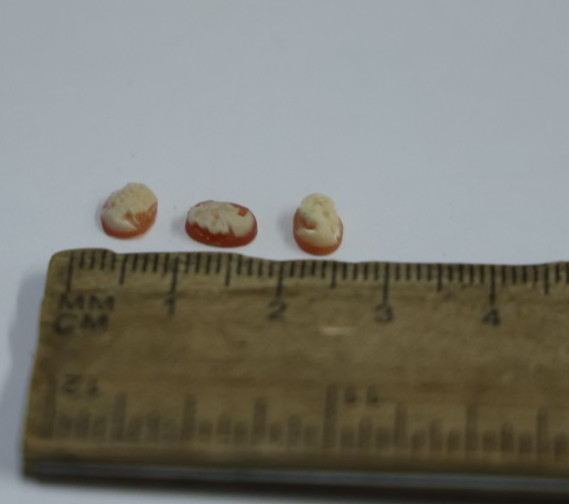 (5) Vintage Micro Shell Cameos