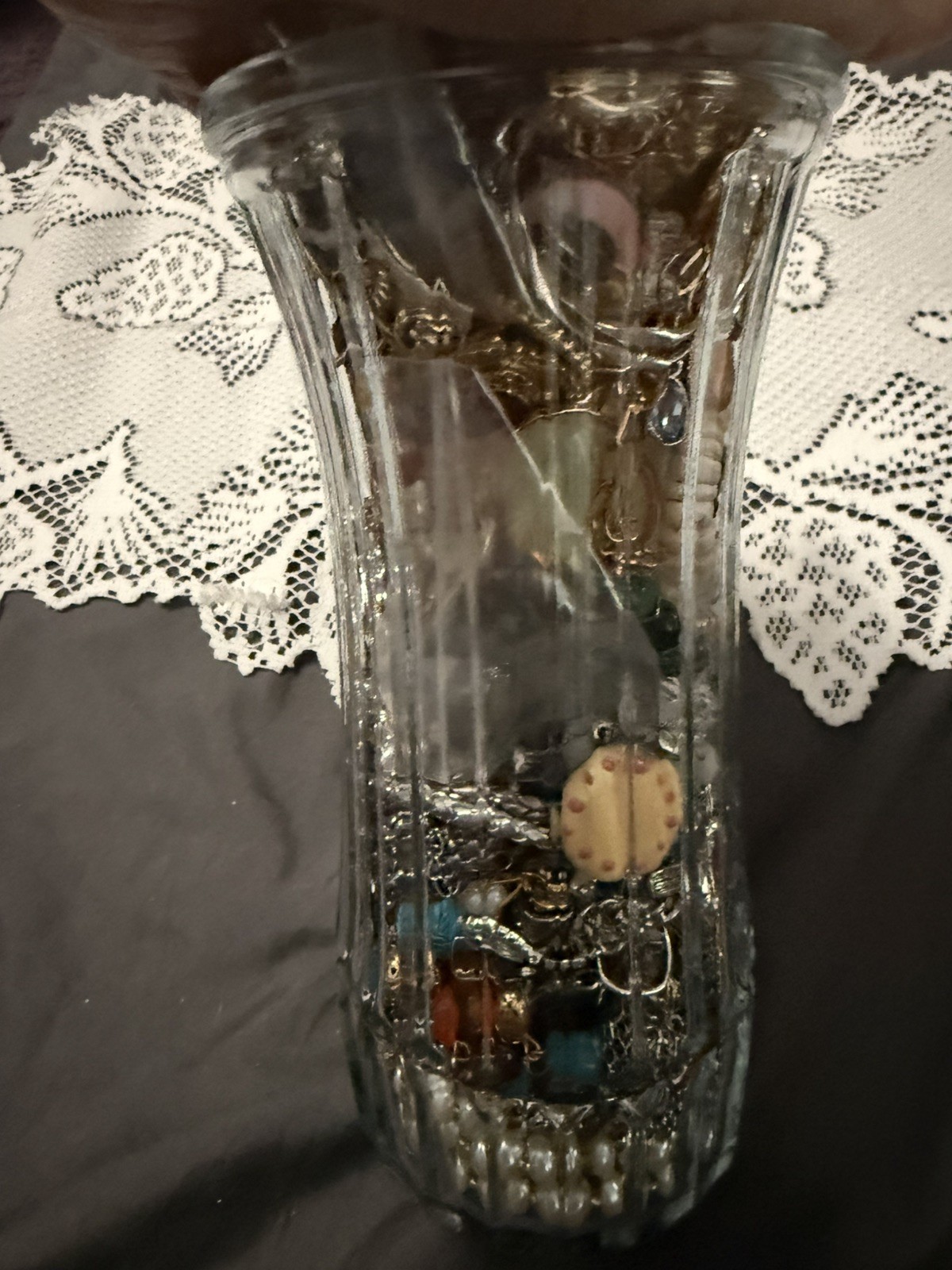 Mystery estate jewelry Jar Untested Wearable Vintage Modern 70 pieces