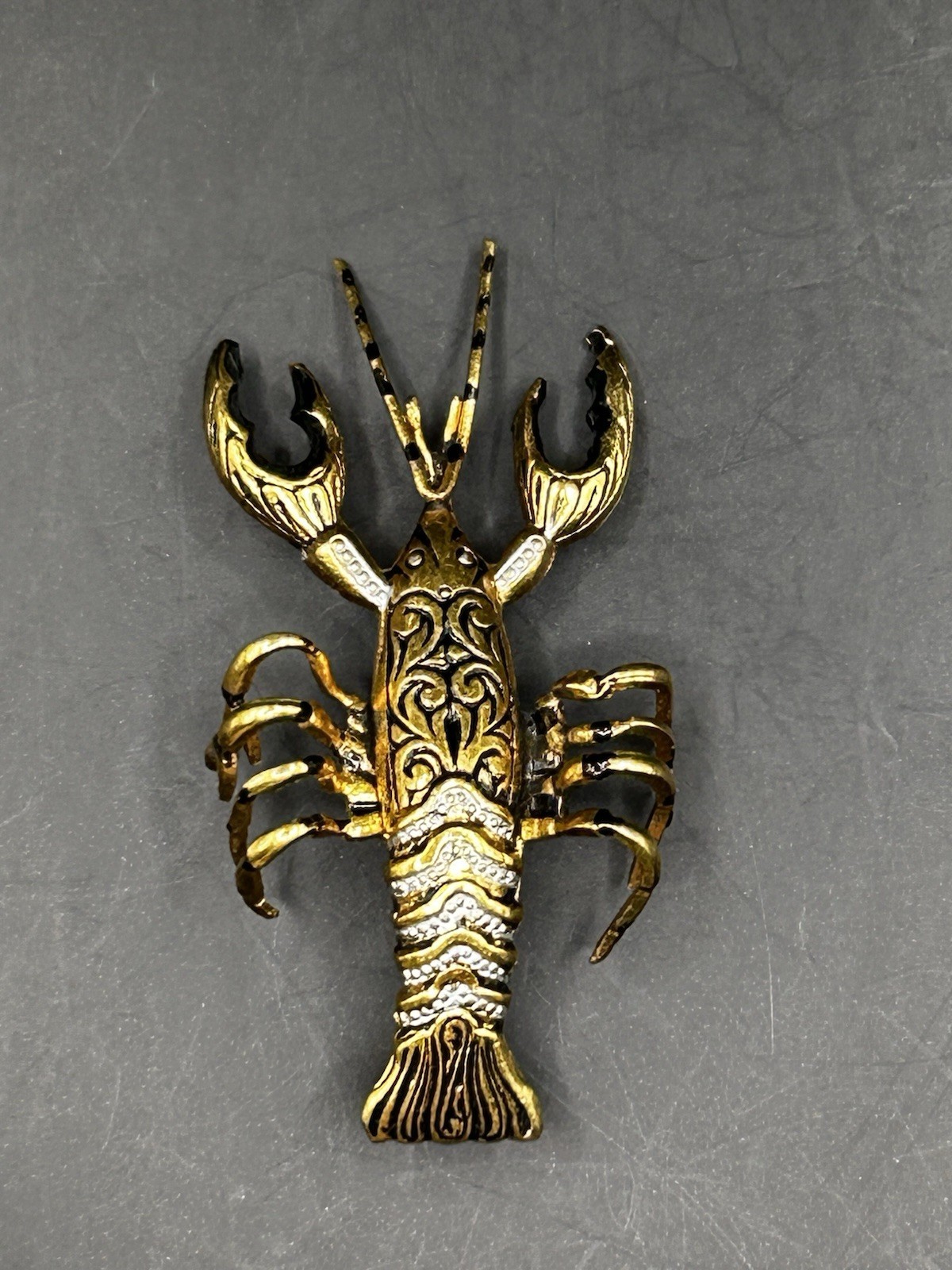 Spain Lobster Brooch Vintage Pin Jewelry From Spain