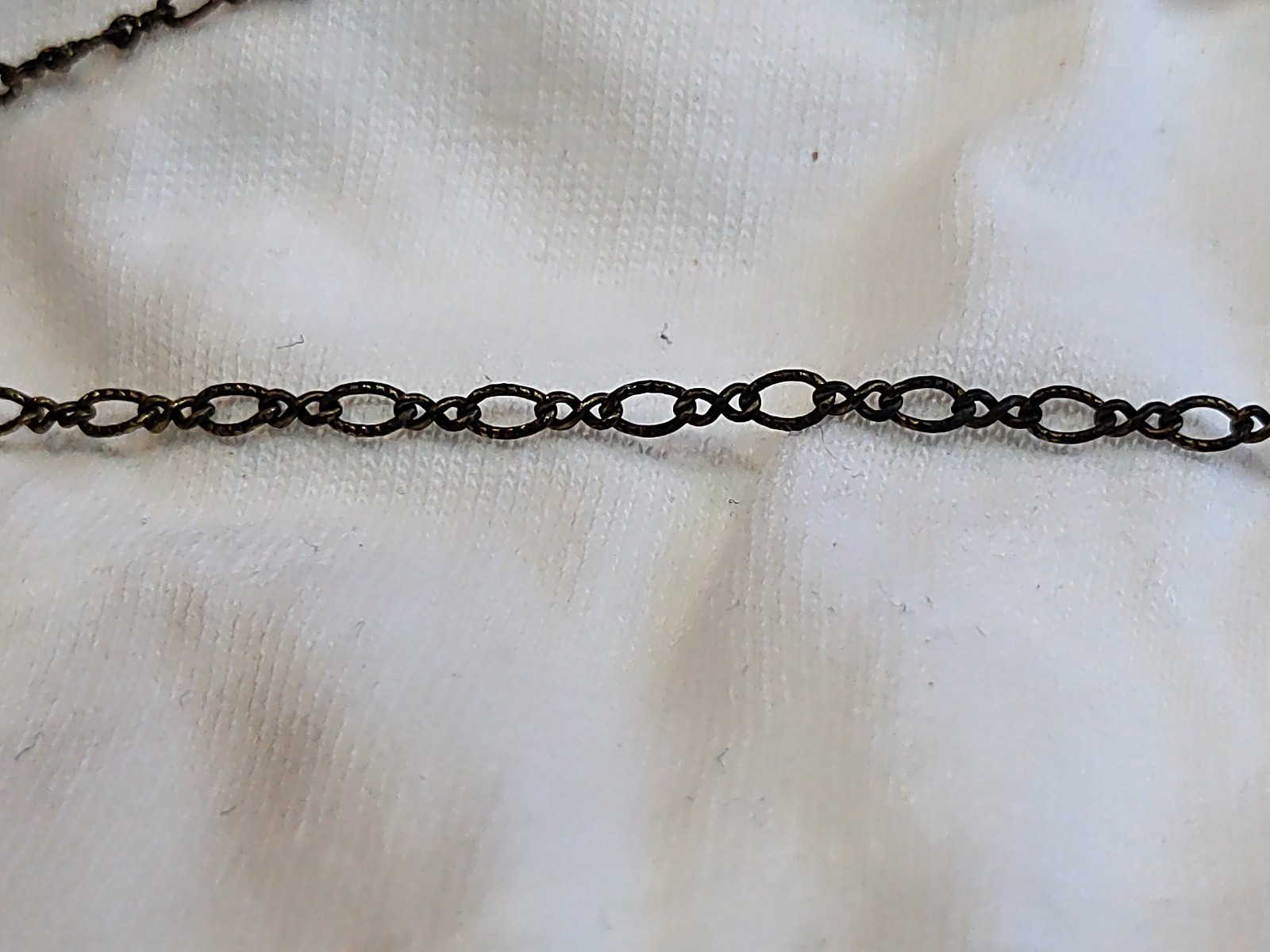 Glass Bead Pididdly Links Necklace. Vintage Jewelry. Blown Glass Jewelry.
