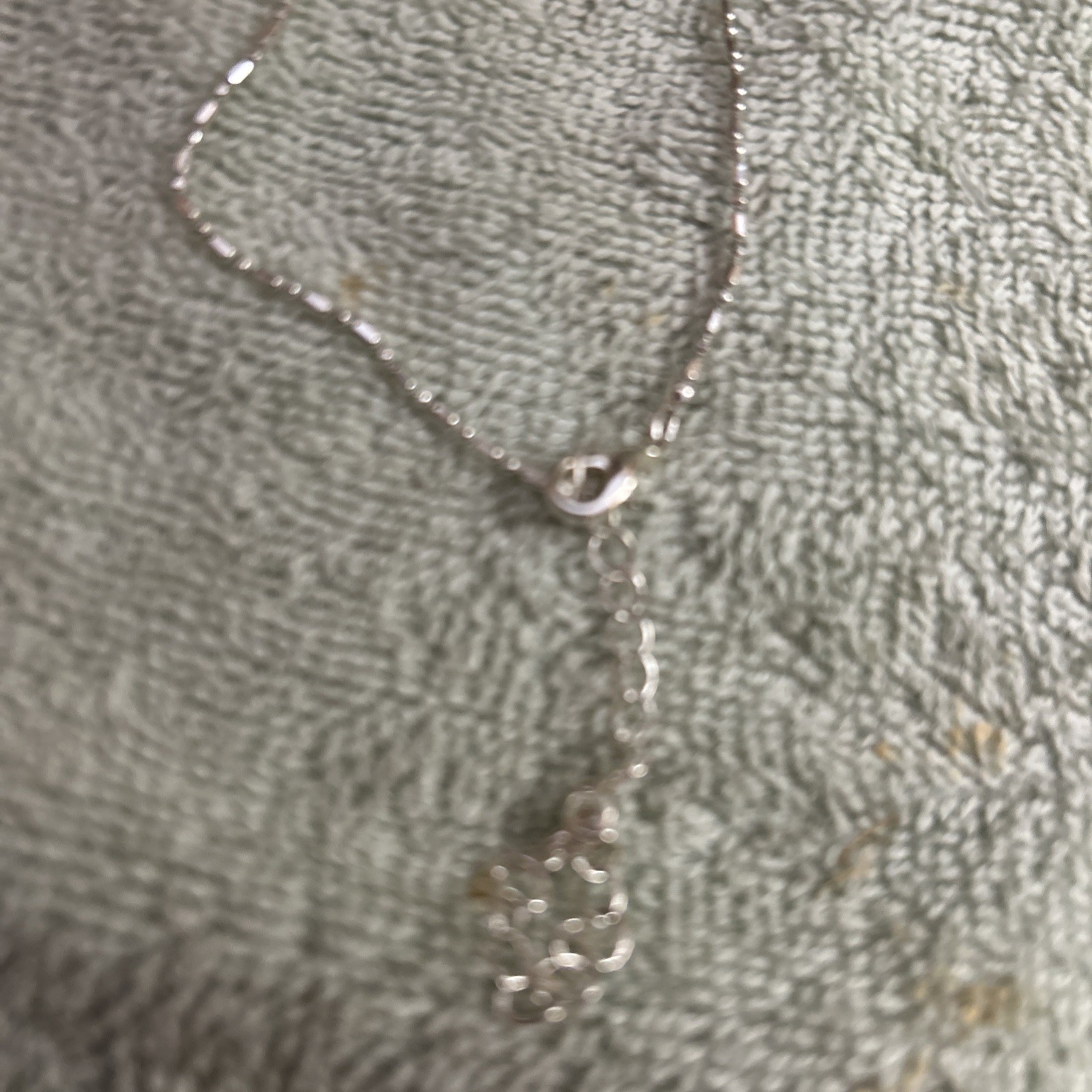 THAI HAN Vintage Original Sterling Silver Gemstone Heart Pendant Estate Necklace