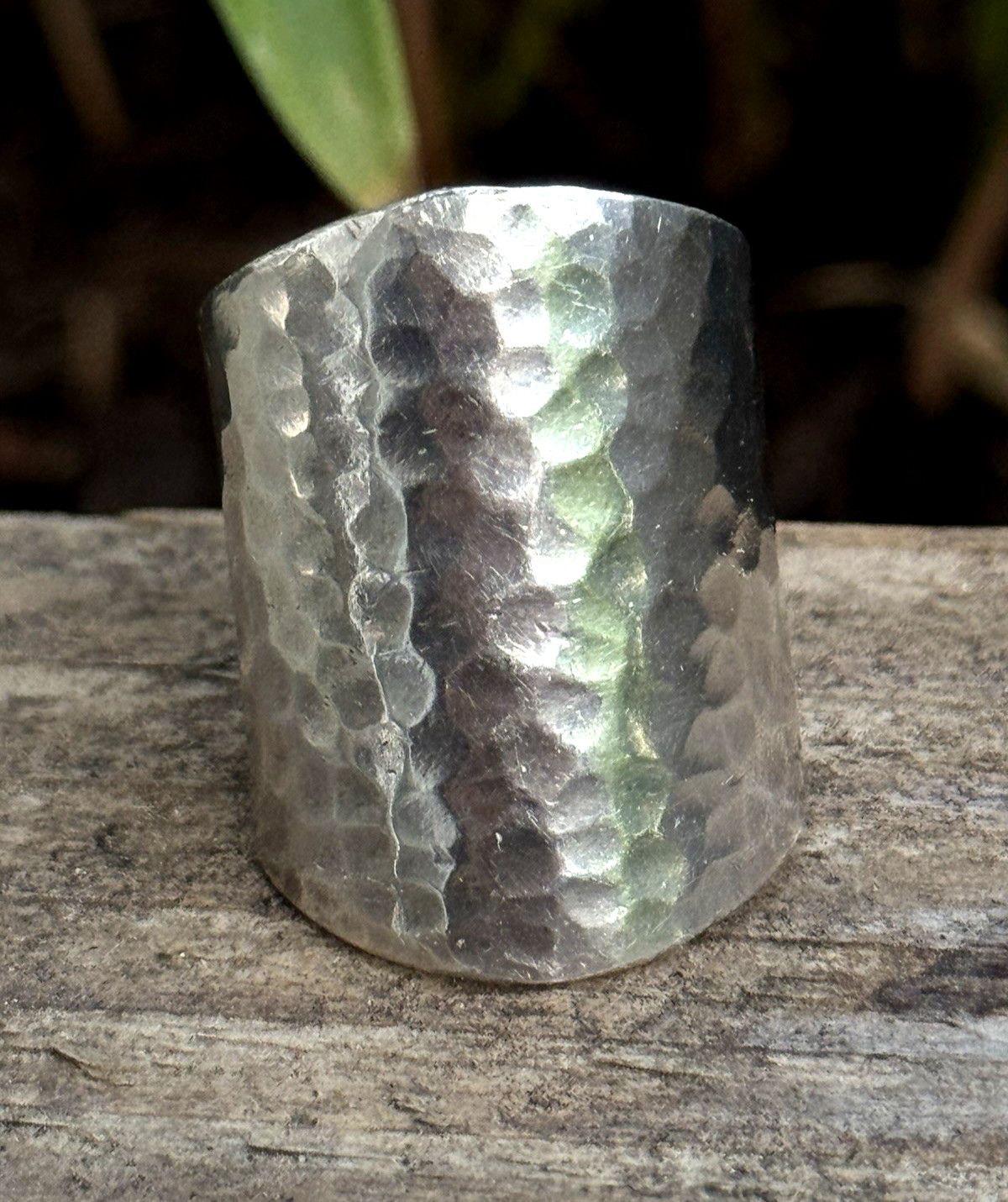 vintage artisan ring sterling silver 925 signed