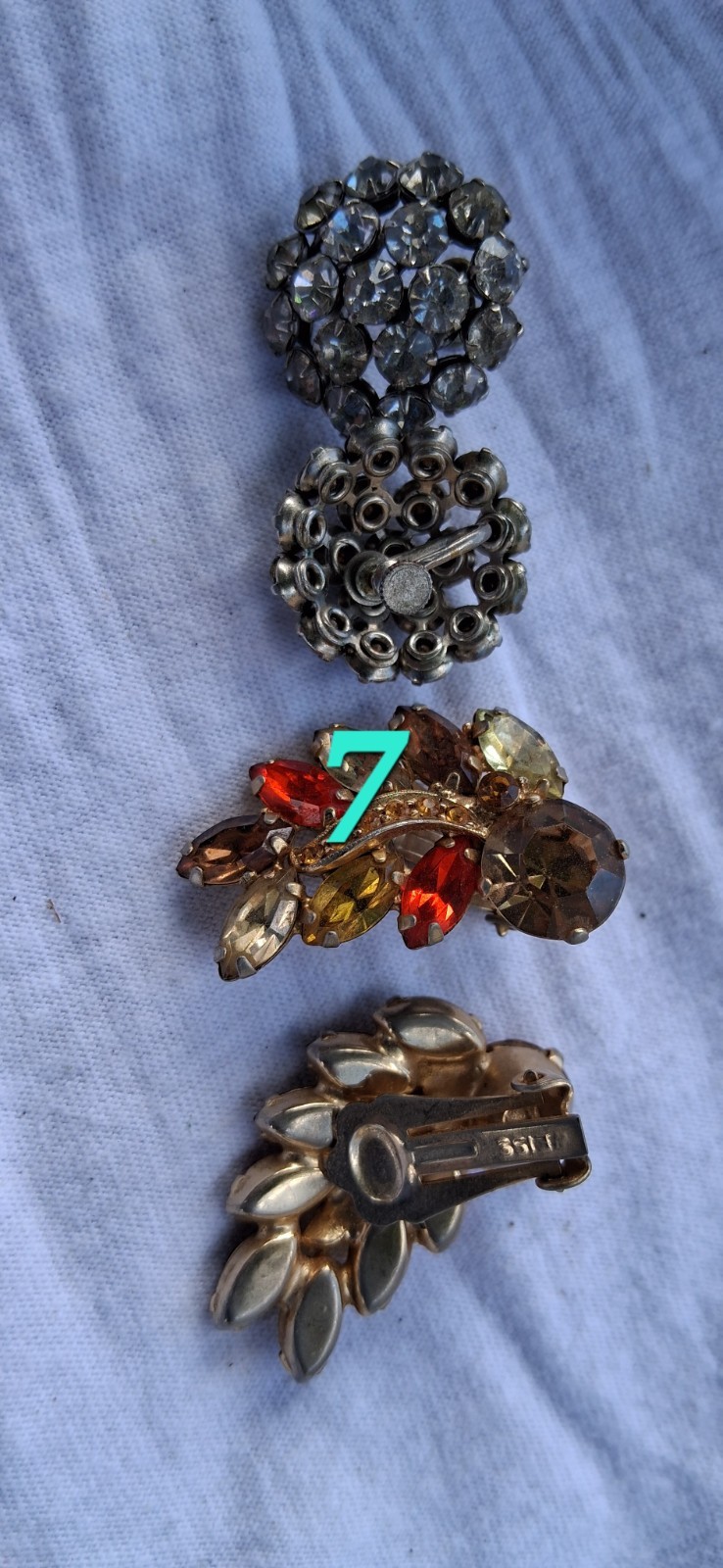 Vintage Mixed Costume Jewelry Lot Bracelet Brooch Necklace Earrings Pendant