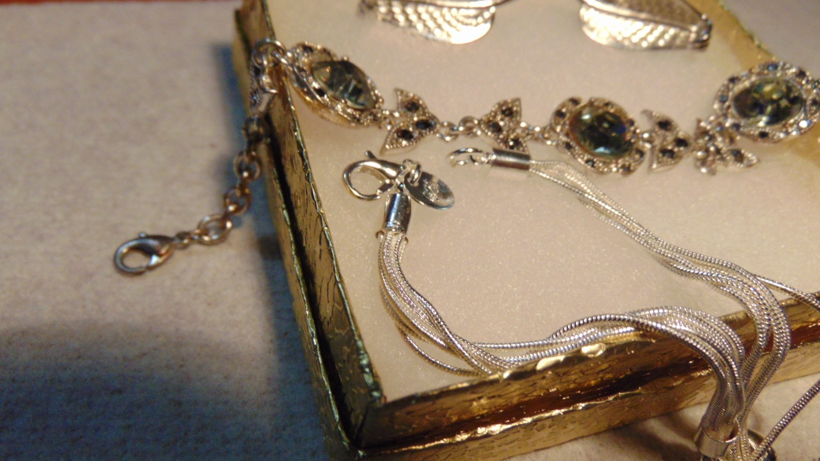 Vintage, Junk Drawer, Costume Jewelry Lot, All Wearable, No Missing Stones