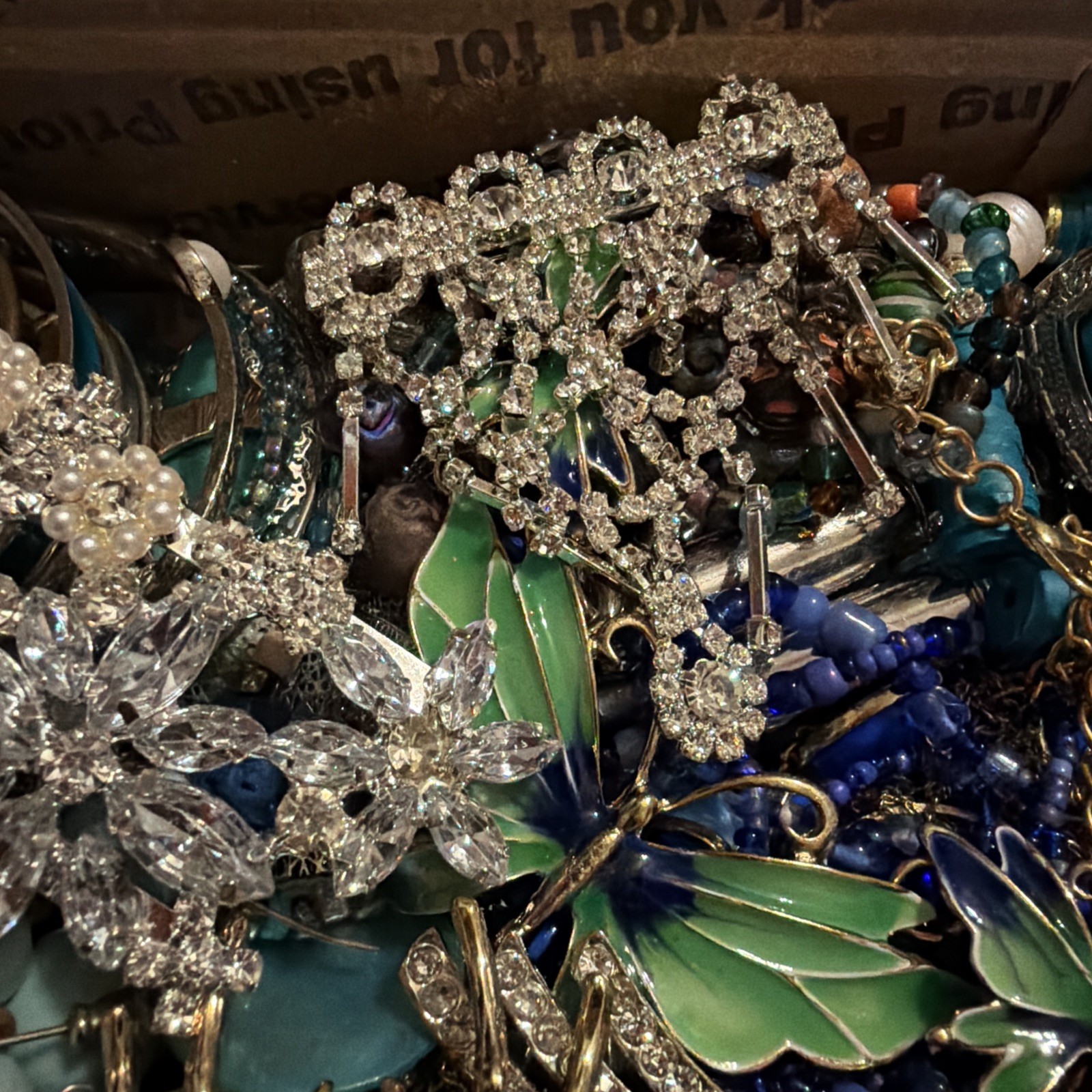 Vintage to Now Jewelry Lot, All Wearable Untested. No Broken. Box A6