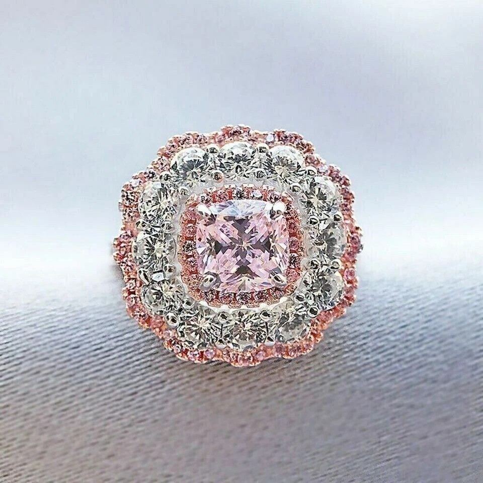 2.50Ct Art Deco Style Lab Created Topaz & Diamond Wedding 14K White Gold FN Ring