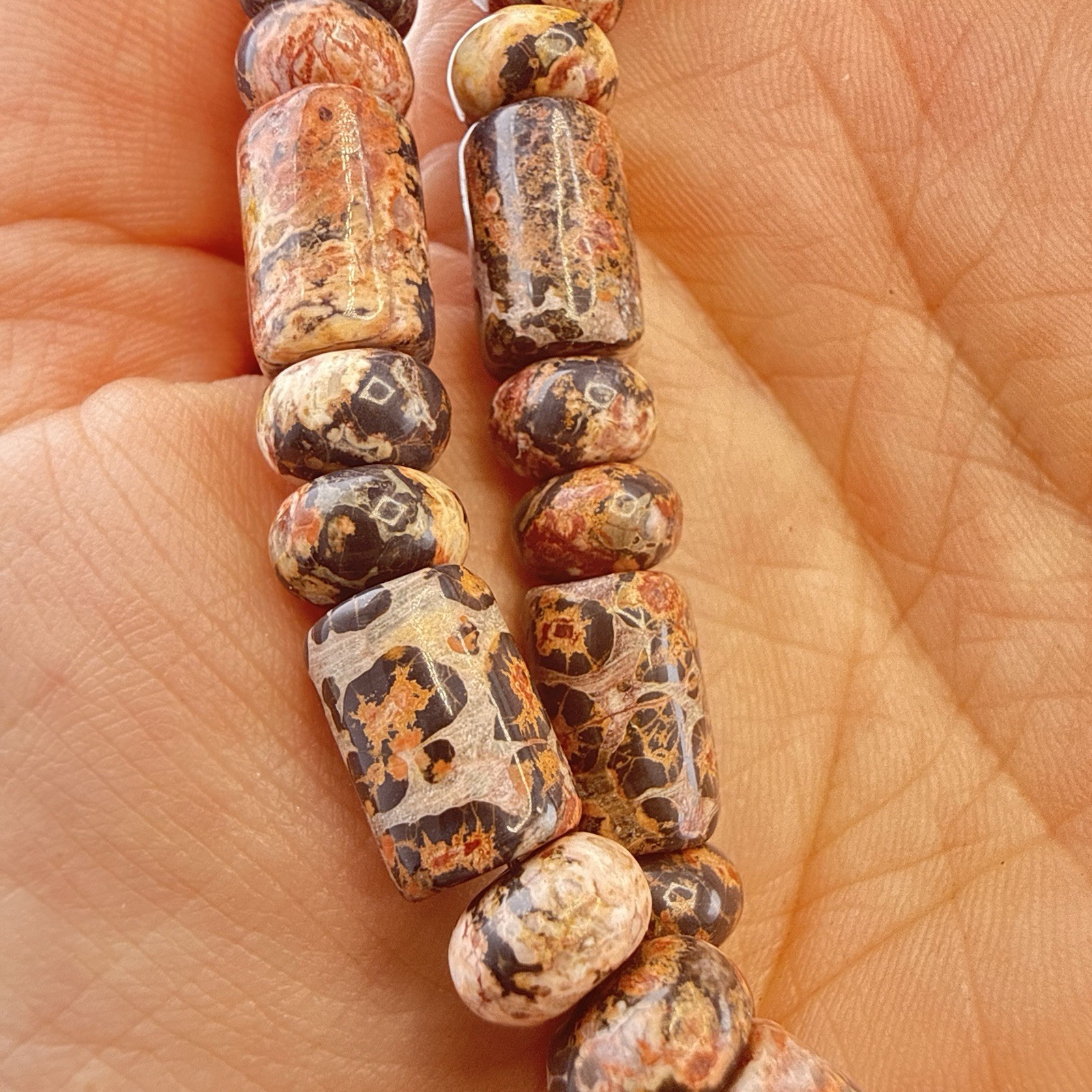 Jay King Necklace Leopard Skin Jasper Pendant Sterling Silver 925 Modernist Set