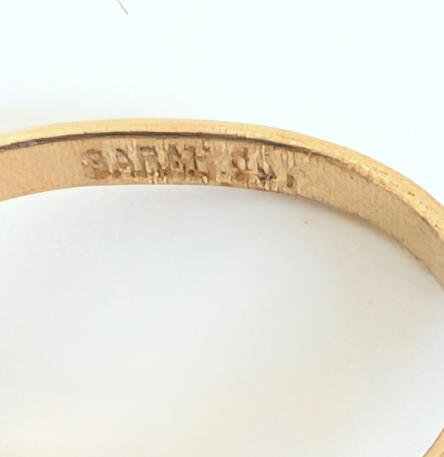 Beautiful Vintage Signed Sarah Coventry Gold Tone Amber Ring Sz 5.5