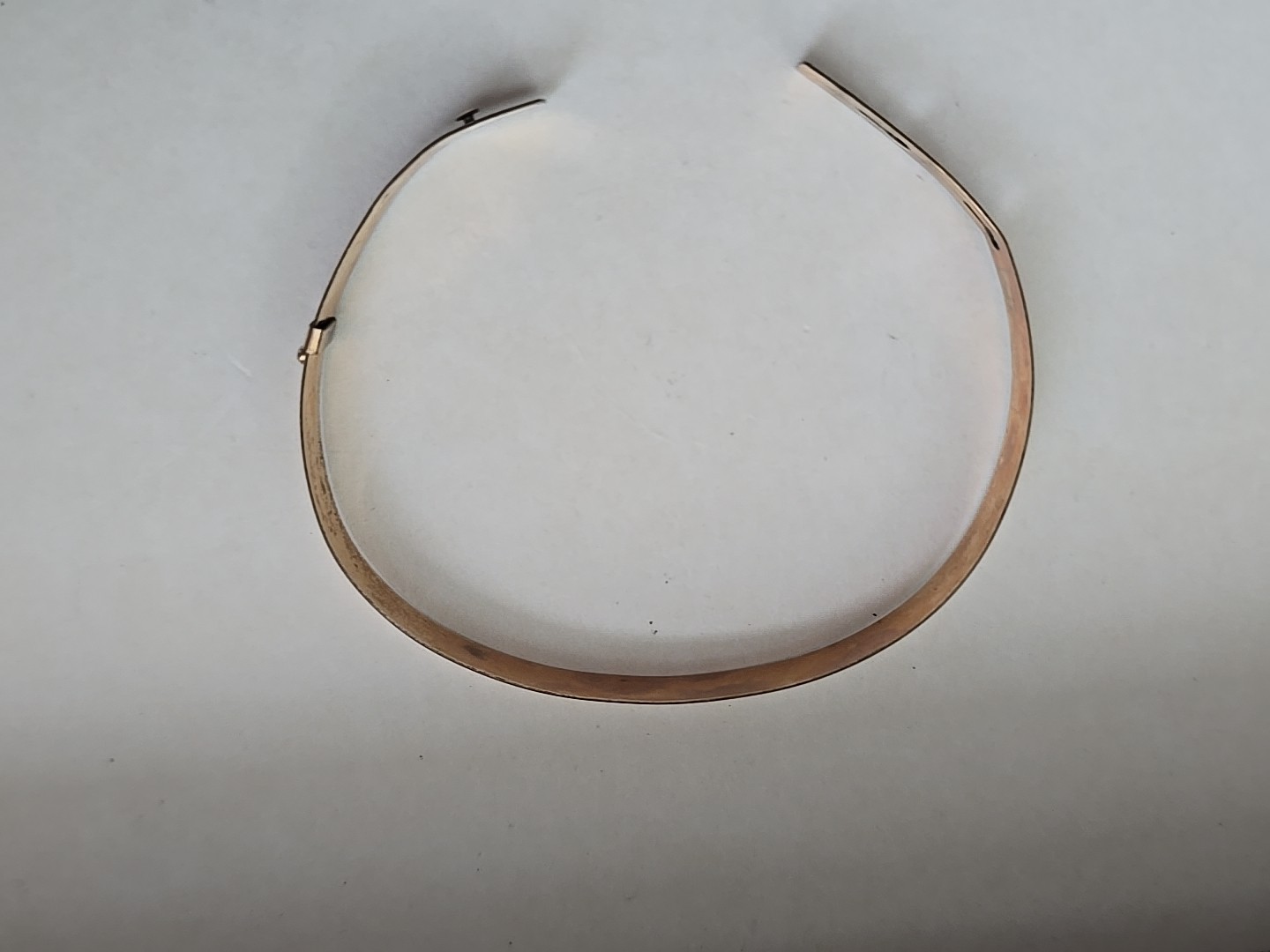Victorian Gold Filled Buckle Bangle Bracelet Engraved Design Small Wrist 5.5″