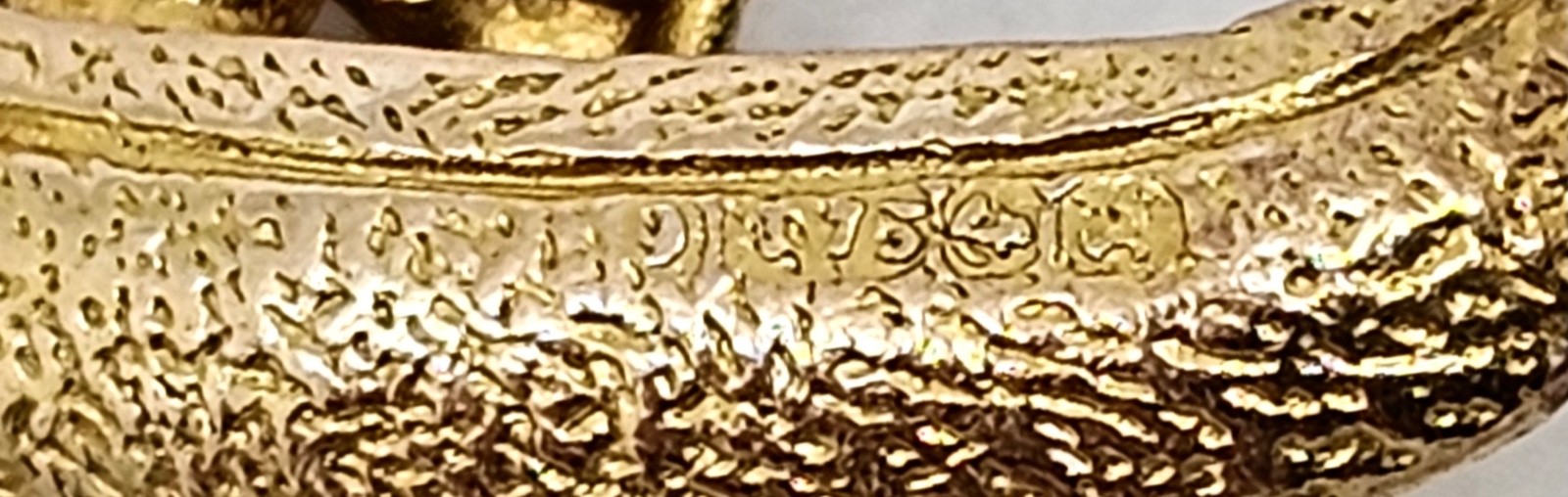 1921 PAYTON PEPPER CO. BIRMINGHAM 9K SOLID GOLD N.A. INDIAN ROWING A CANOE CHARM