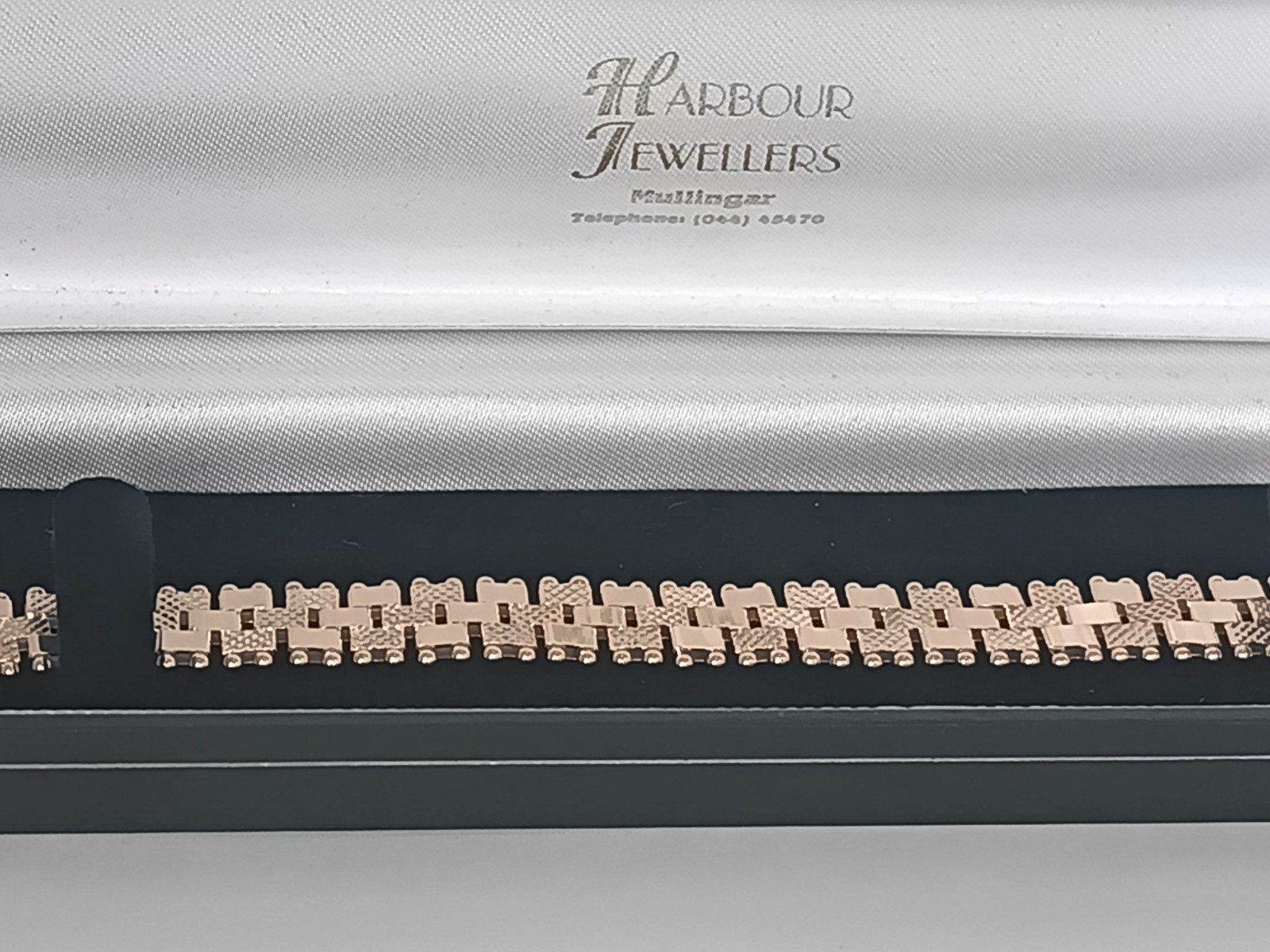 Vintage 1990-s Rolled Gold Bracelet- Hallmarked 585 RG!!