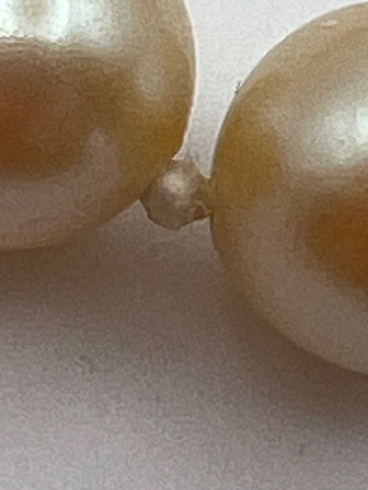 Matched Set Pearl Necklaces, 18″ and Opera Length 44″ Champange in Color