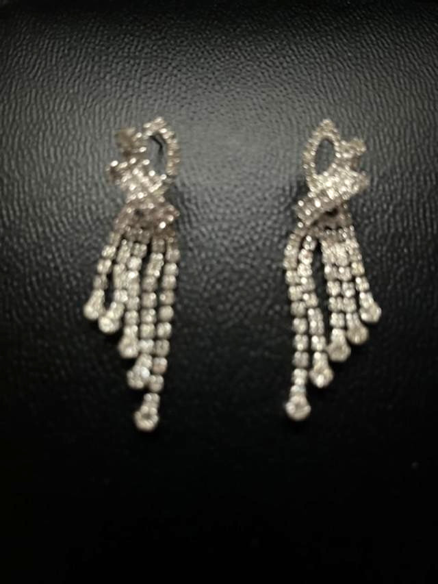 Chandelier Earrings With High Quality Faux Diamonds & Maximum Sparkle