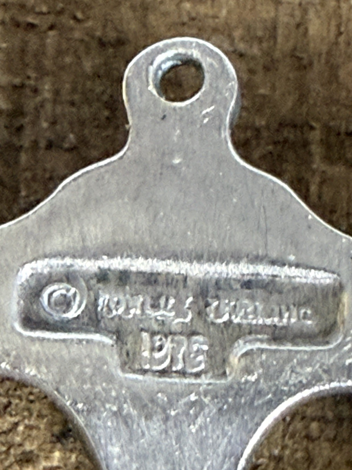 Vintage 1976 Avon Open Heart Pendant Silver Tone Floral Charm Cottagecore