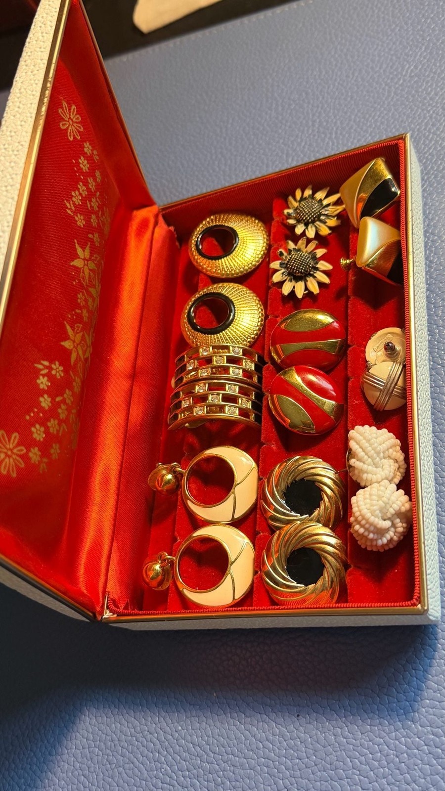Vintage Designer Earring Collection Assorted Set by Monet and Napier
