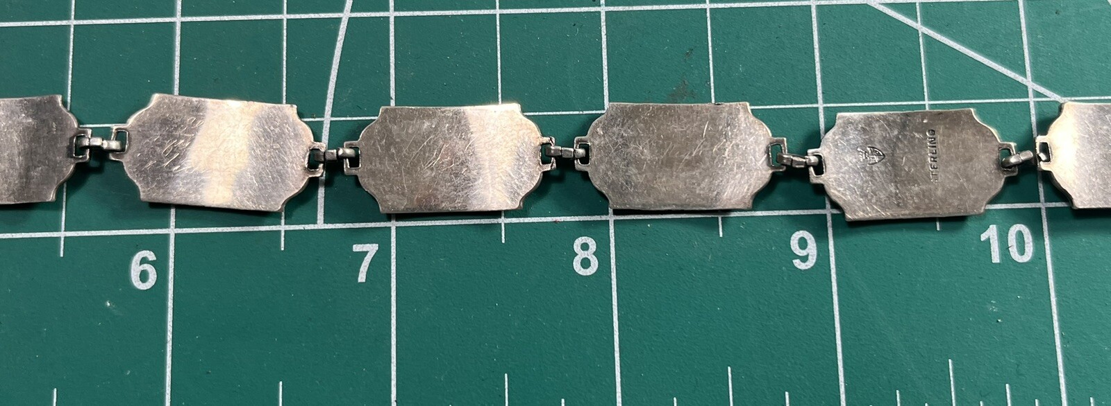 WWII USAAF Homefront Sweetheart Sterlng Bracelet Air Corps