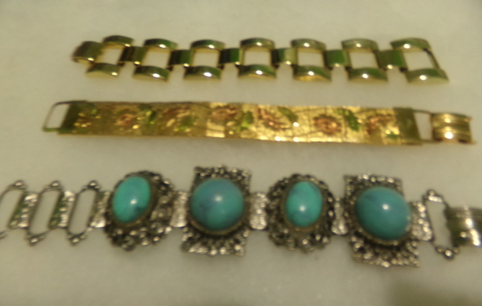 VINTAGE UNSIGNED BRACELET LOT