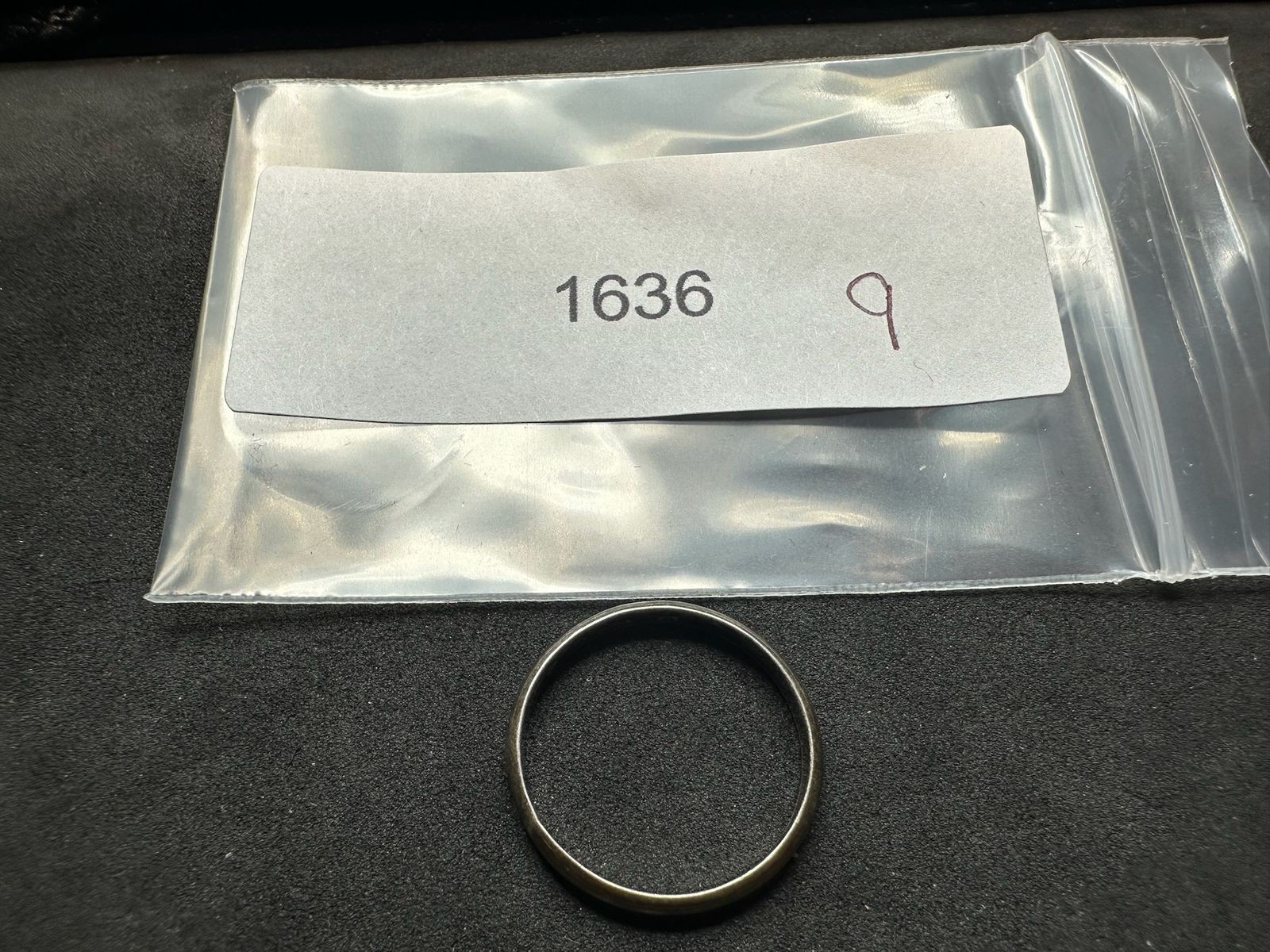 1.56g Vintage Sterling Silver 925 Simple Band Ring Minimalist Stackable Size 9 M
