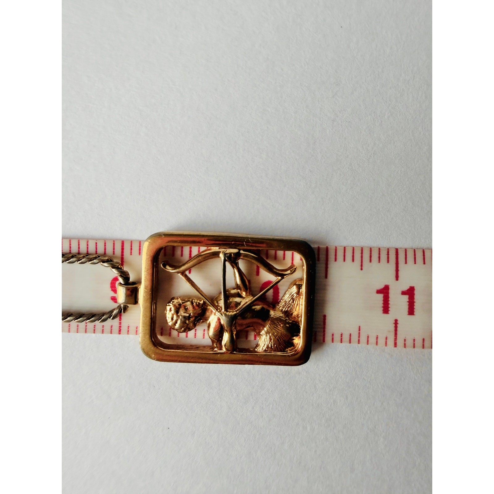 Vintage Avon Sagittarius Zodiac Necklace Star Signs Archer Pendant 18”